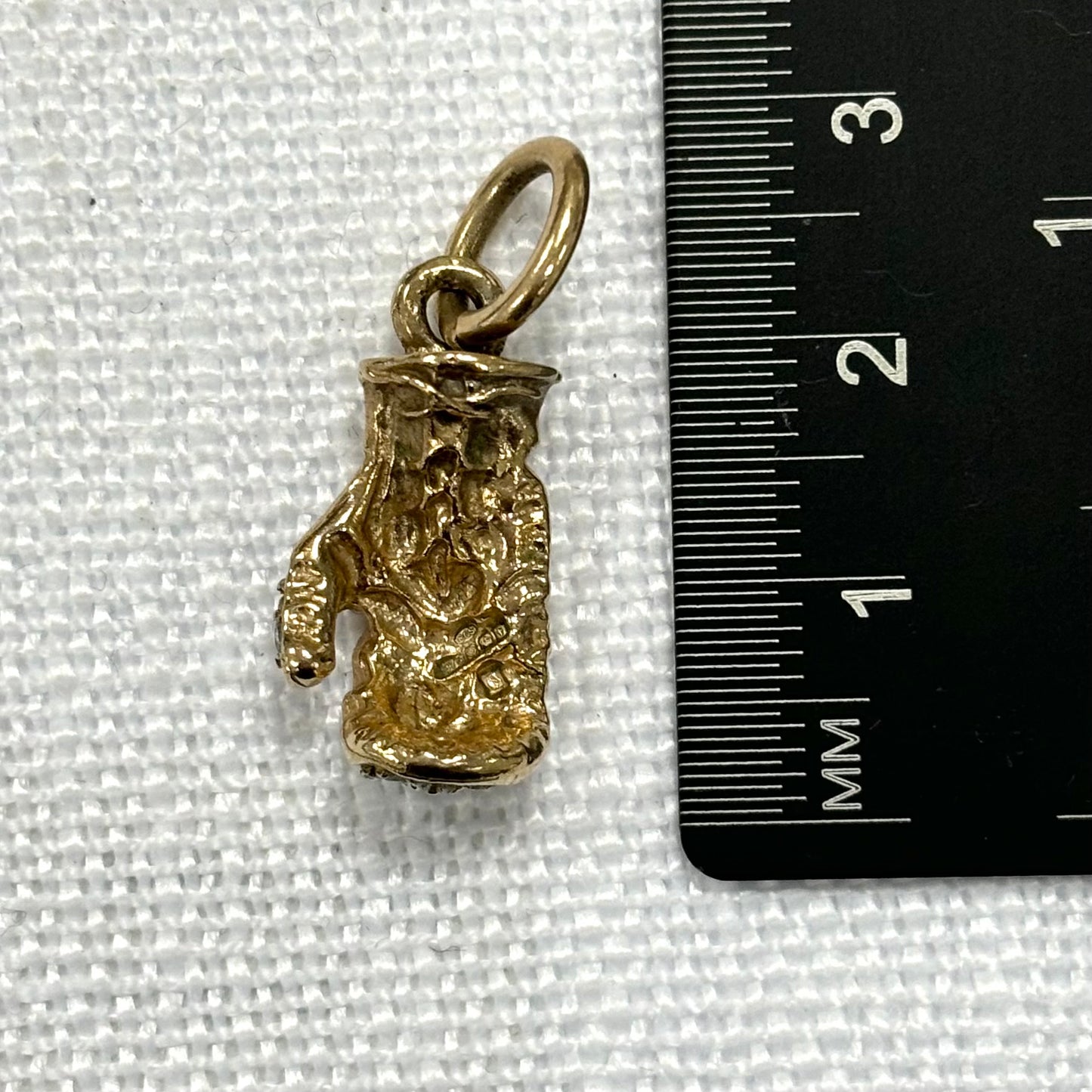 Boxing Glove Gold Pendant