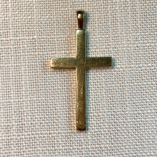 Solid Religious Cross Pendant