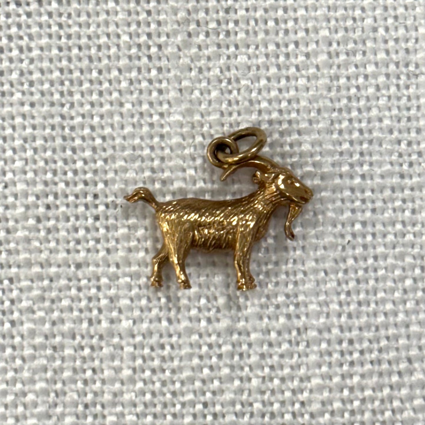 Billy Goat Gruff Gold Charm