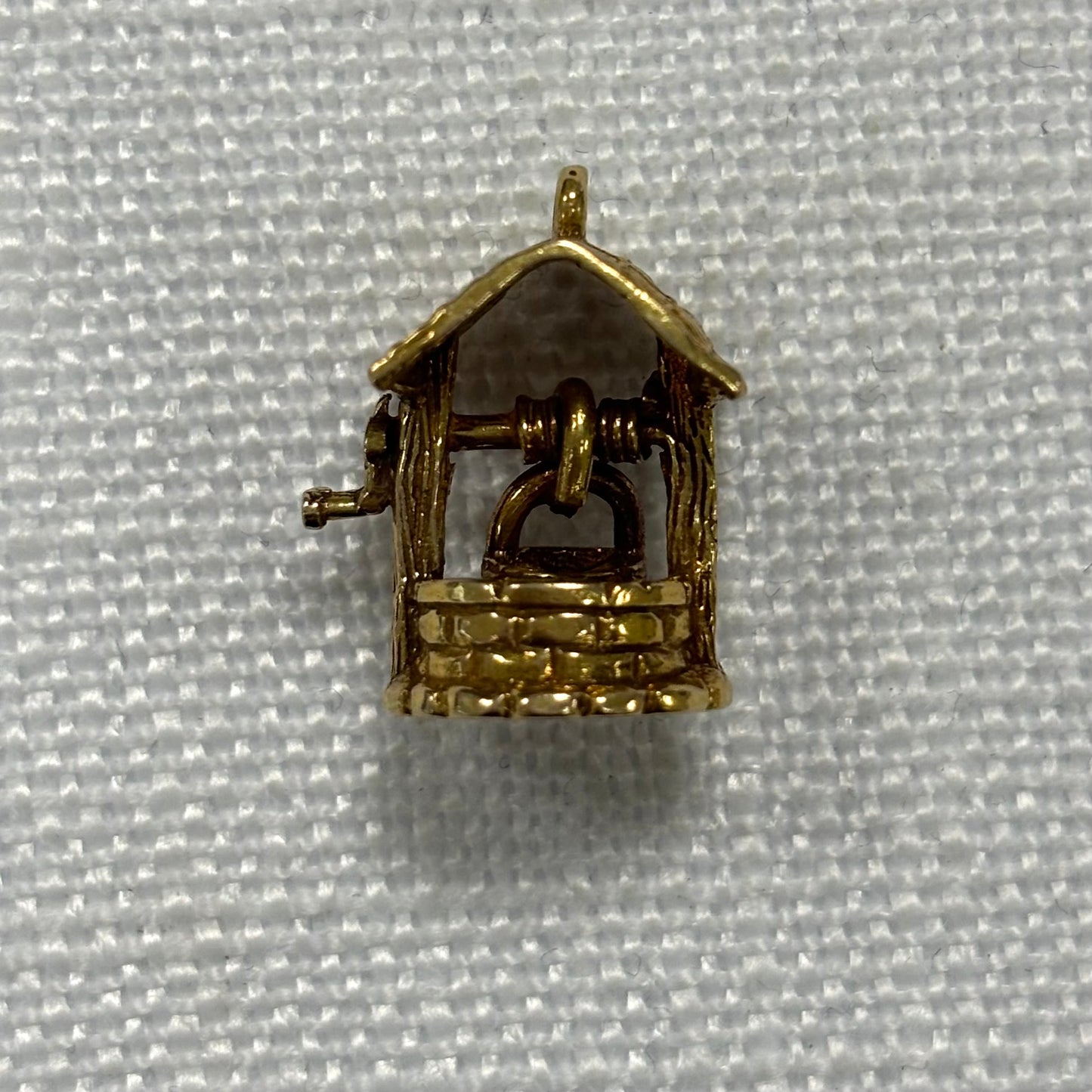Wishing Well Gold Charm