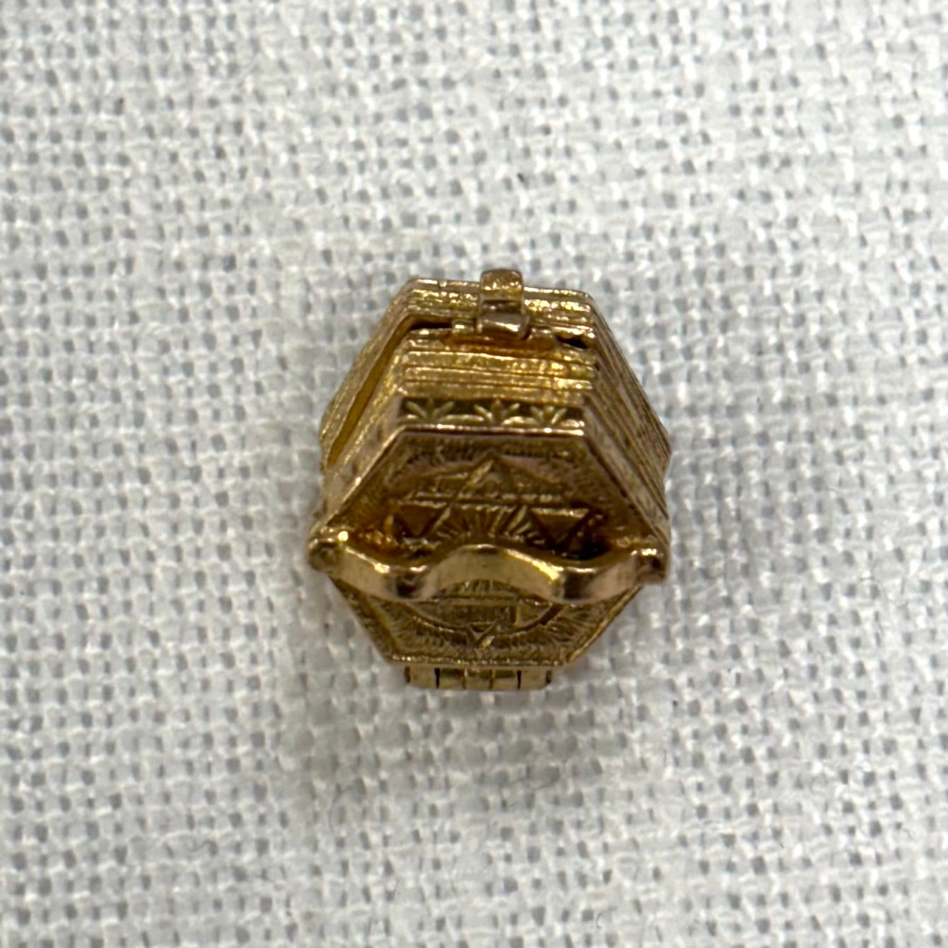 Accordion Gold Articulated Charm