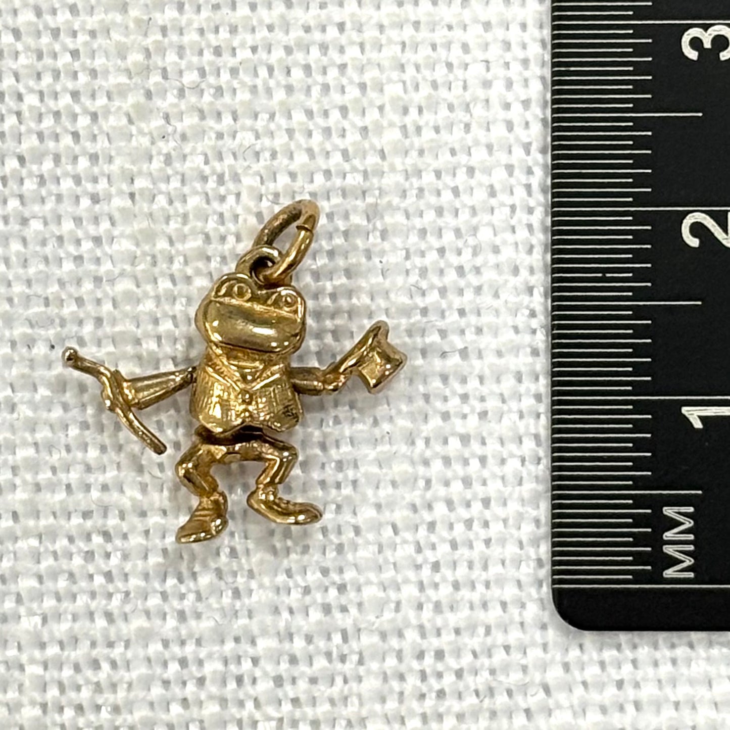 Happy Frog Gold Charm