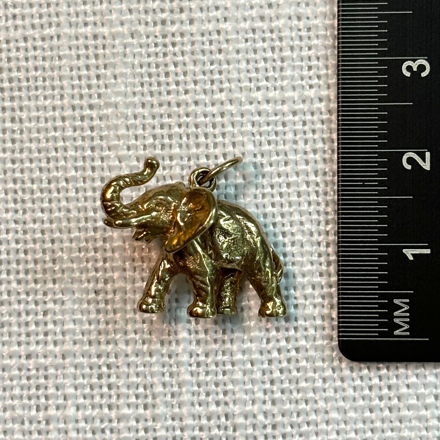 Elephant Gold Charm