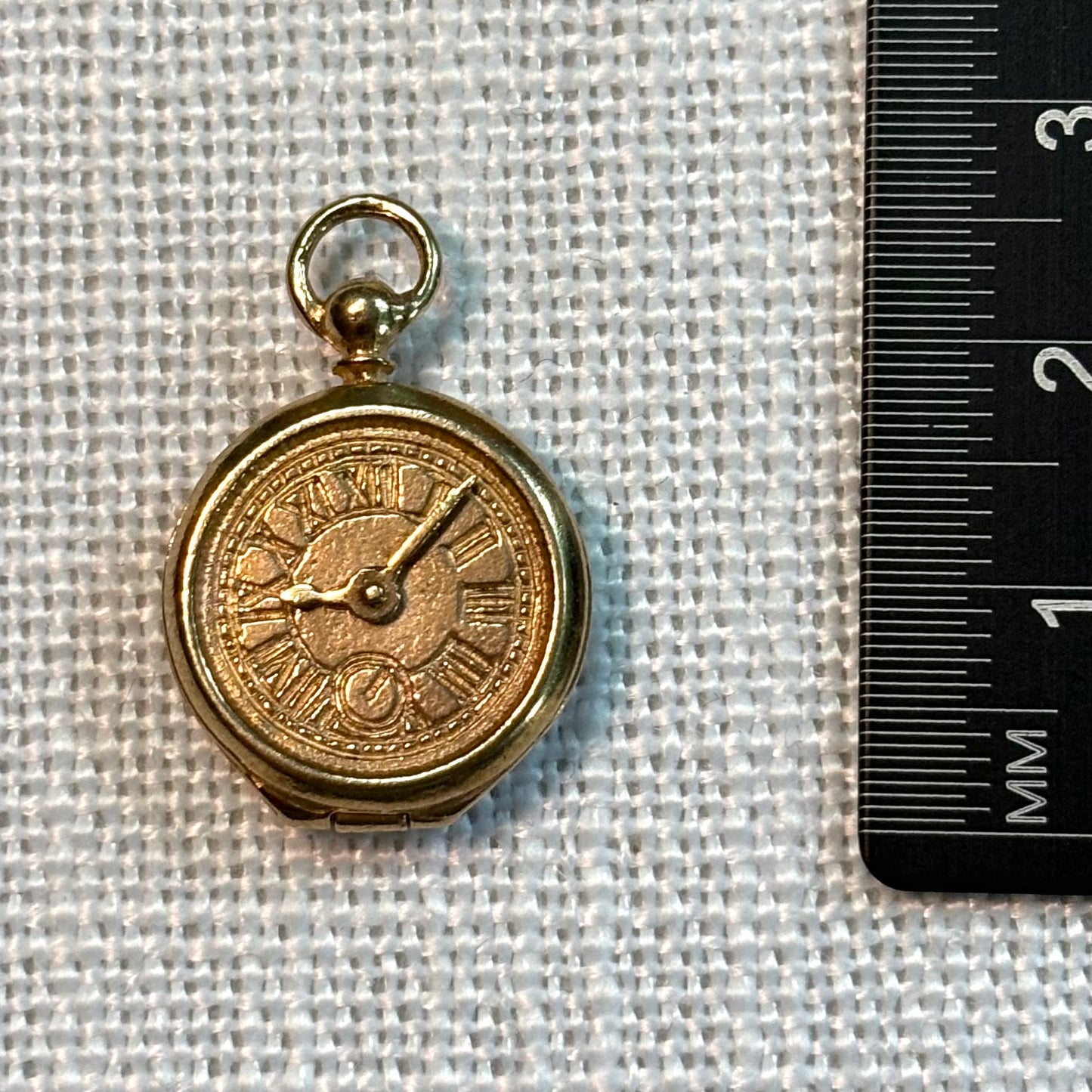 Fob Watch or Pocket Watch Gold Charm