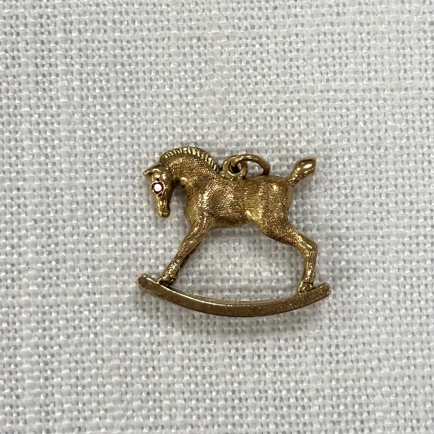 Rocking Horse Gold Charm