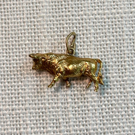 Golden Calf or just a Bull Gold Charm