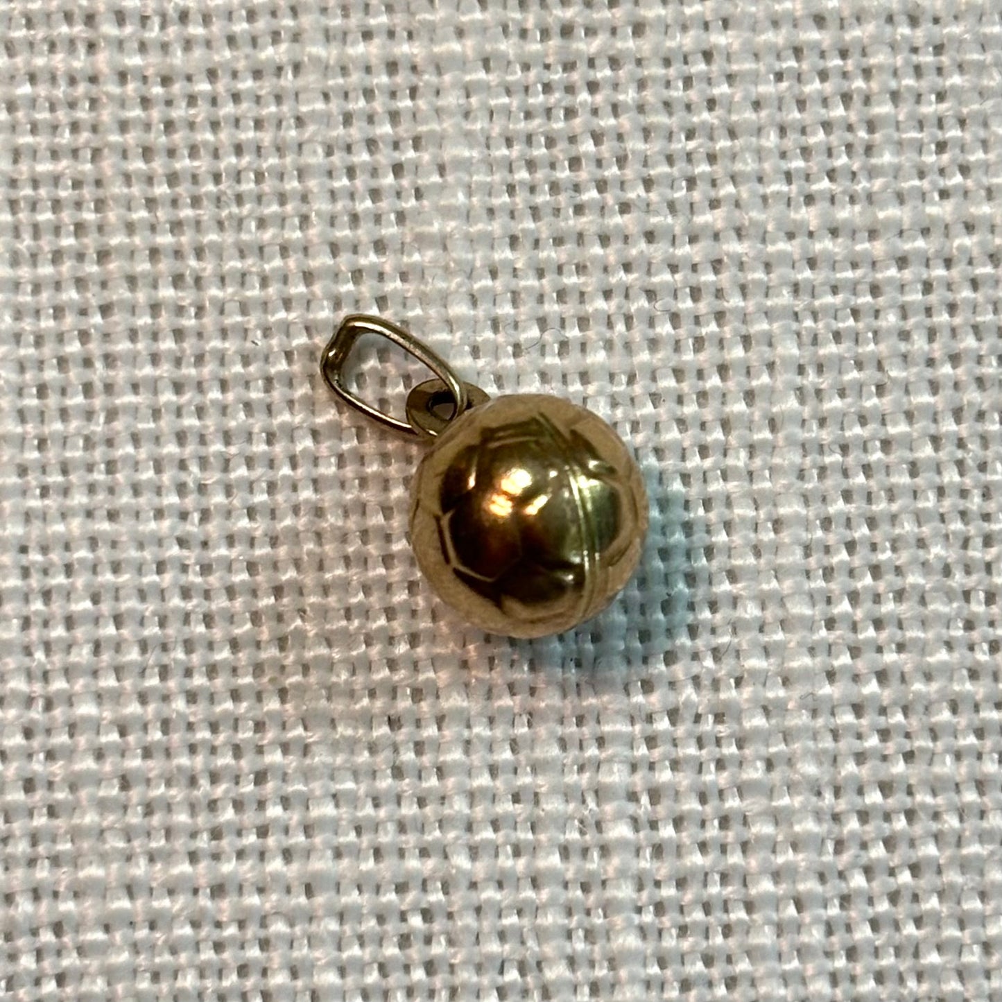 Football Gold Charm