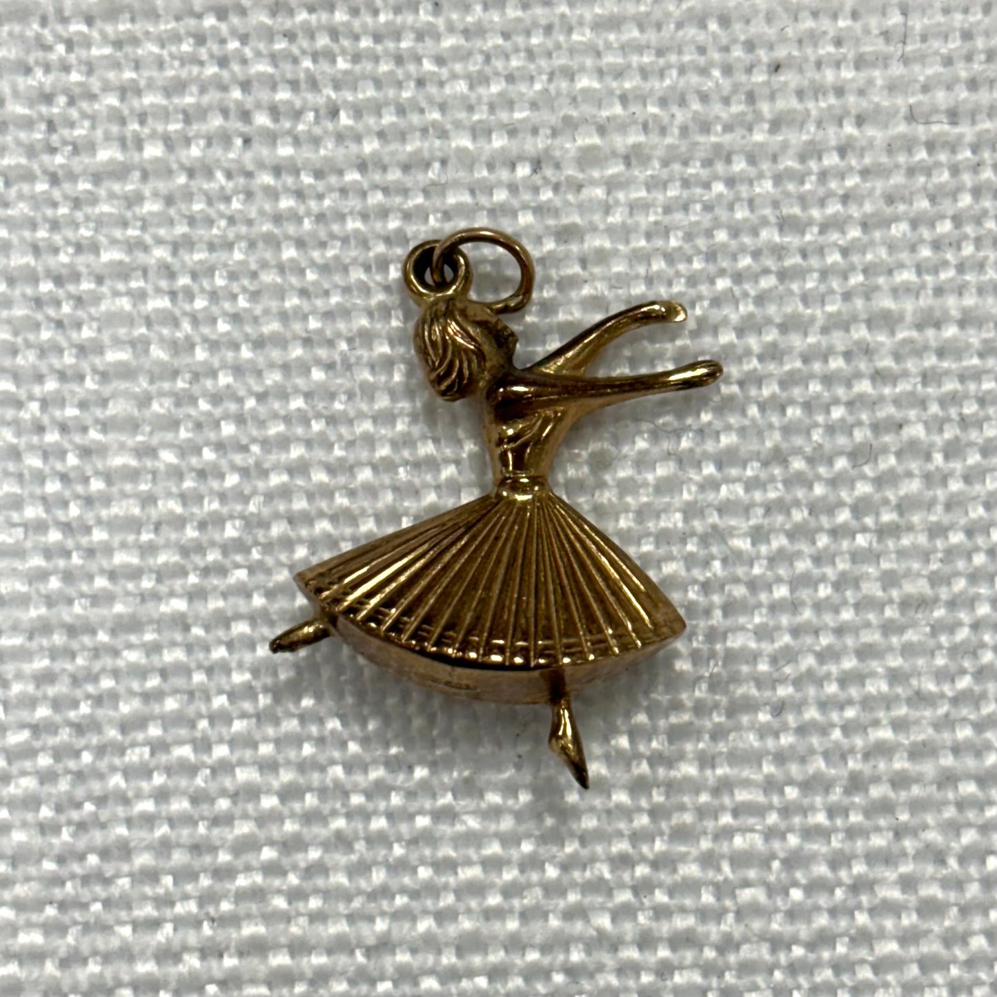 Ballerina Gold Charm