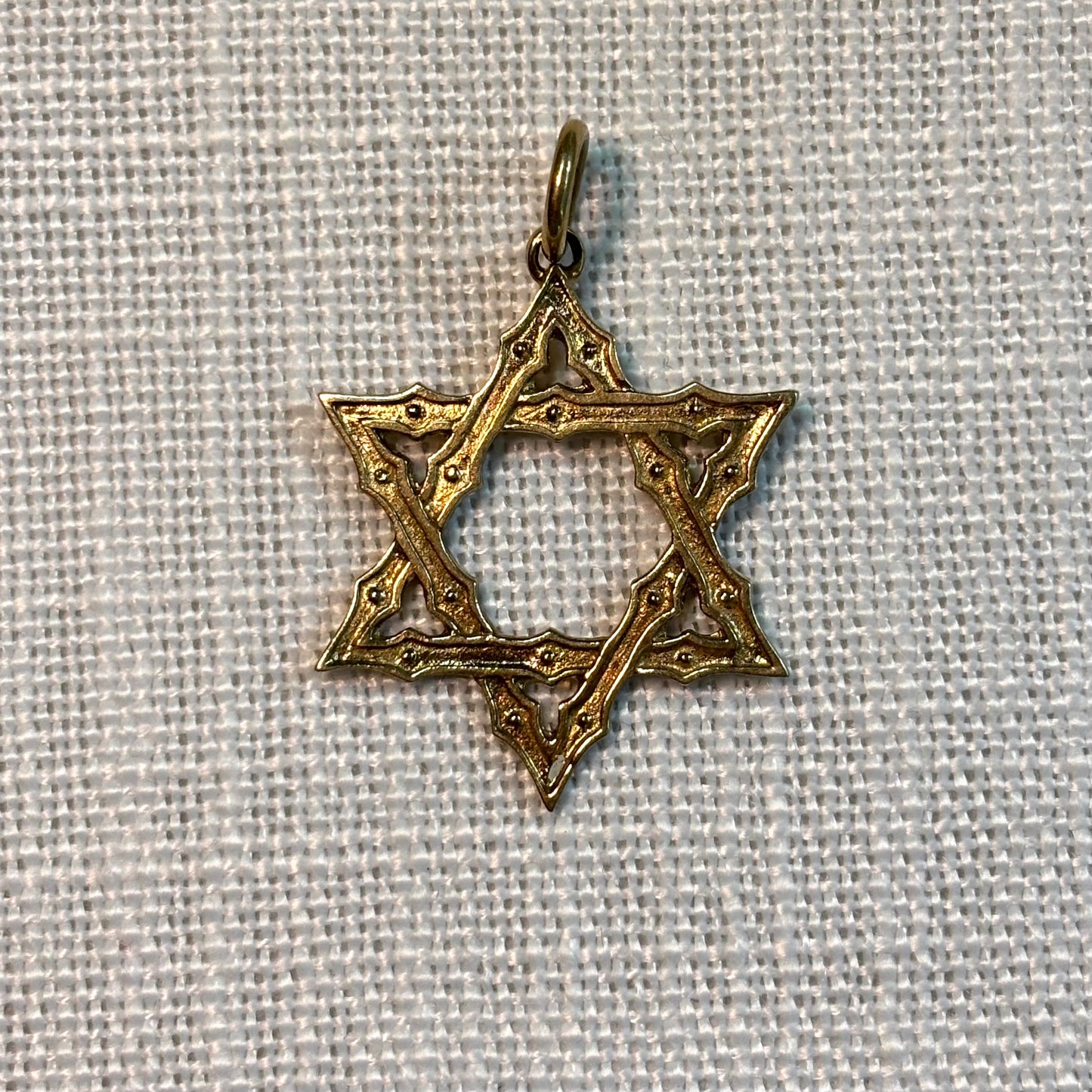 Decorative Large Star of David Jewish Pendant