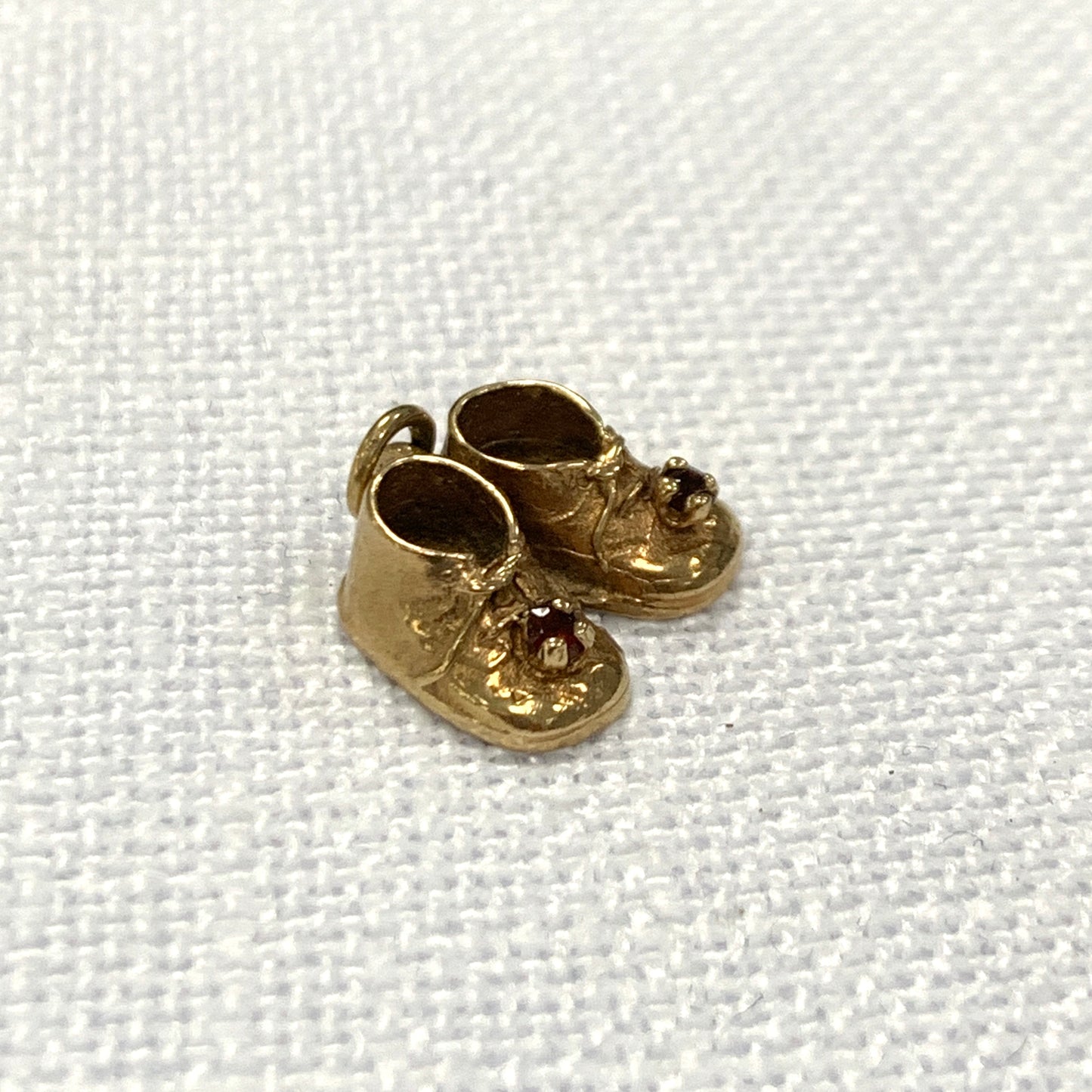 Baby Shoes Gold Charm Pendant