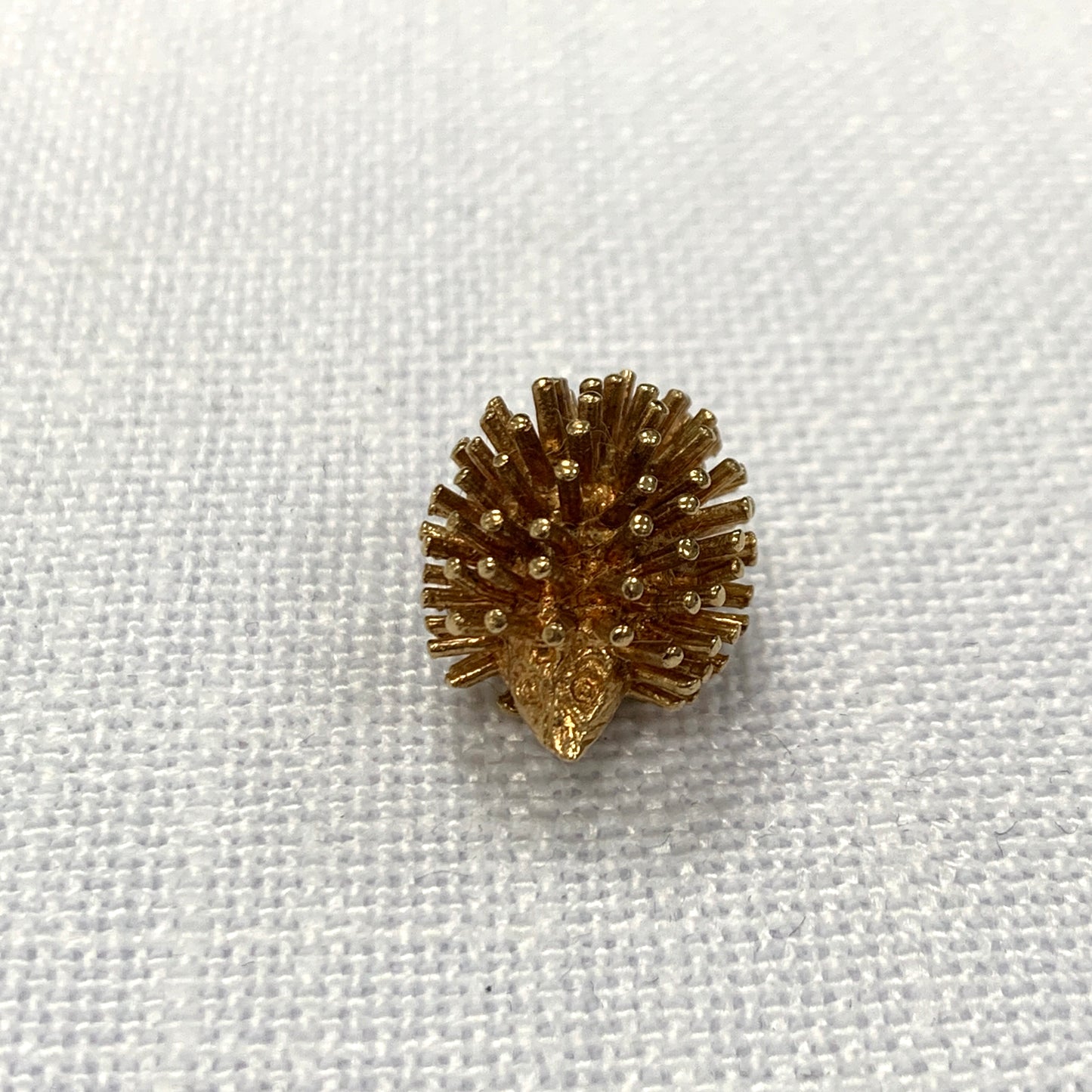 Gold Hedgehog Gold Charm Pendant