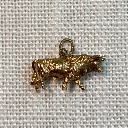 Golden Calf or just a Bull Gold Charm