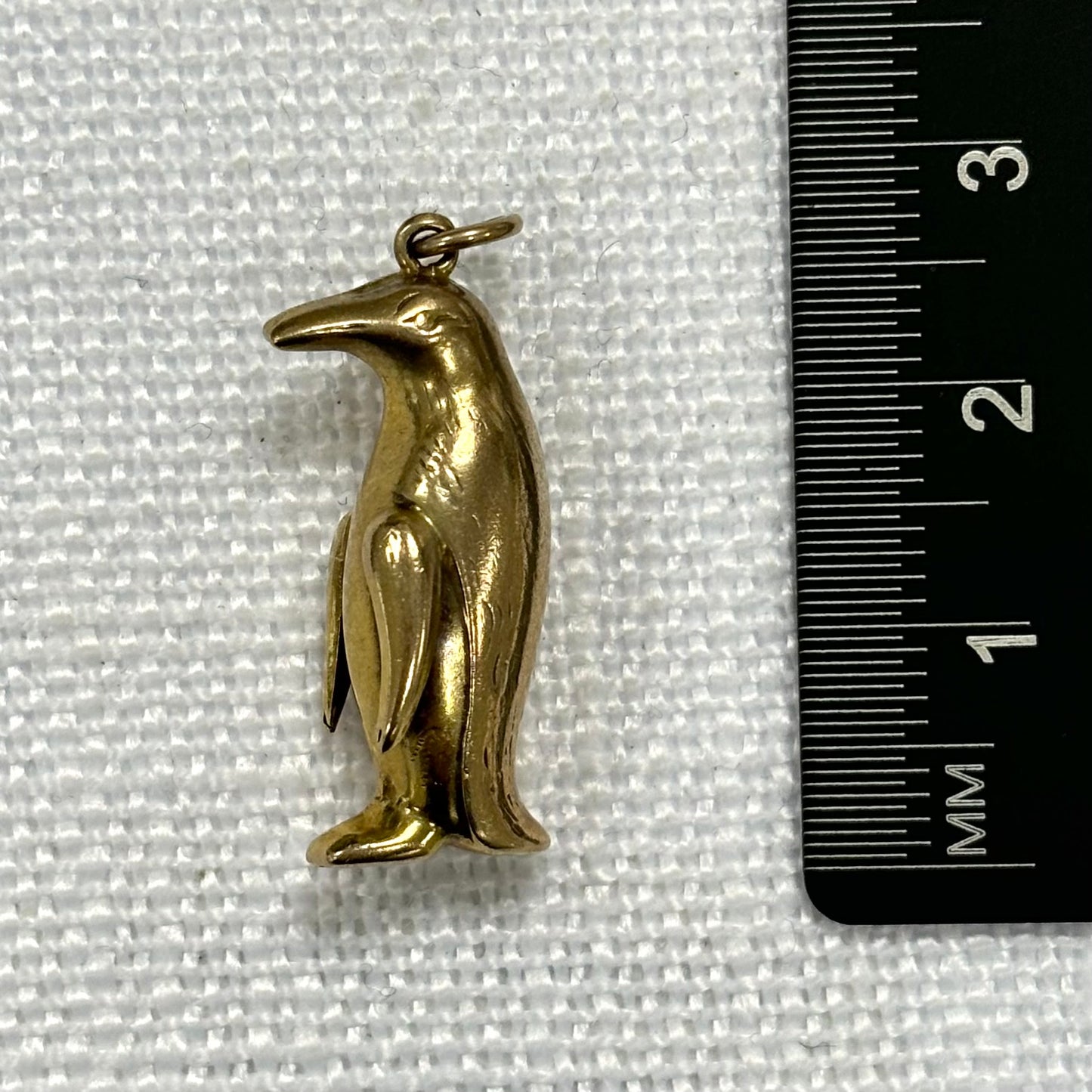 Antarctic Penguin Gold Charm