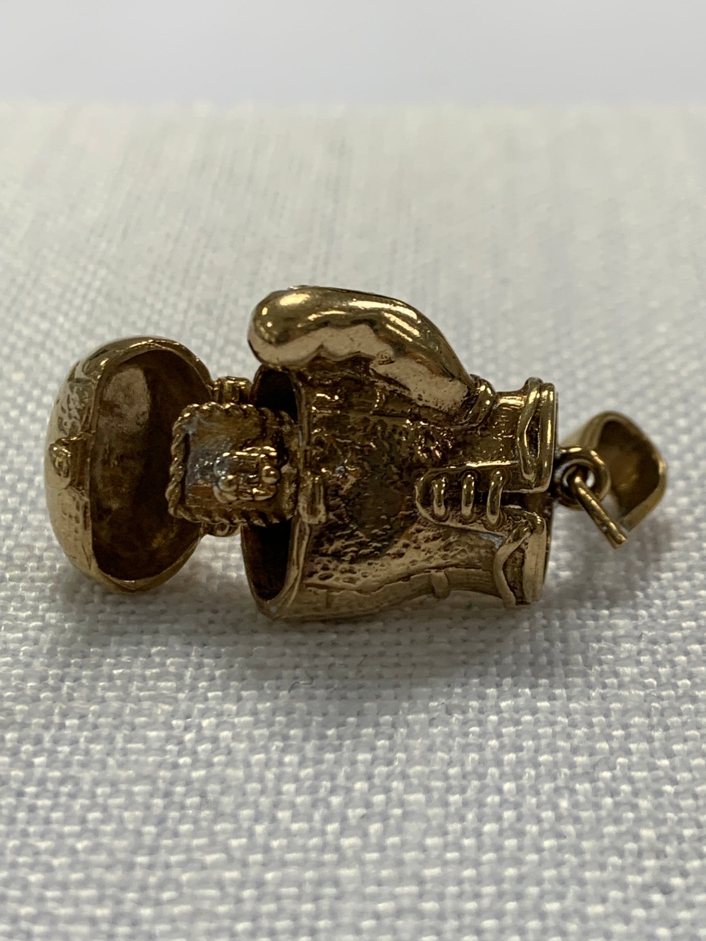 Boxing Glove Gold Pendant