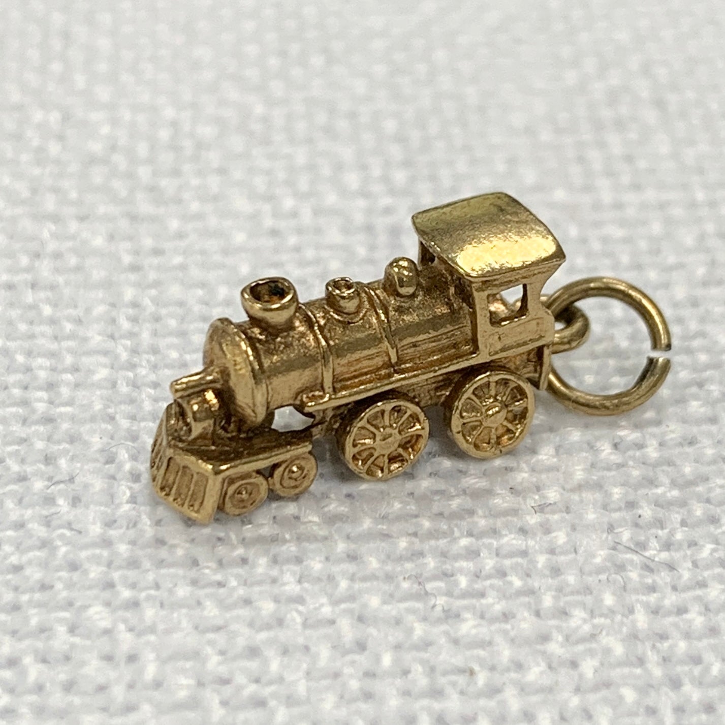 Locomotive Steam Train Charm Pendant