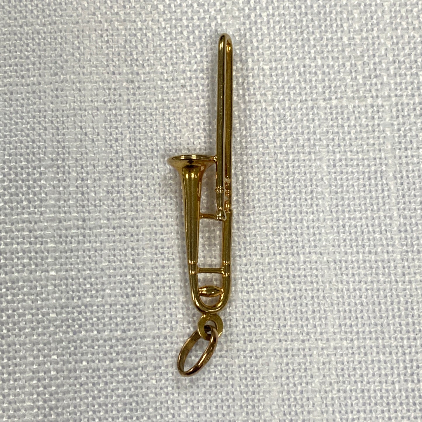 Trumpet Gold Charm Pendant