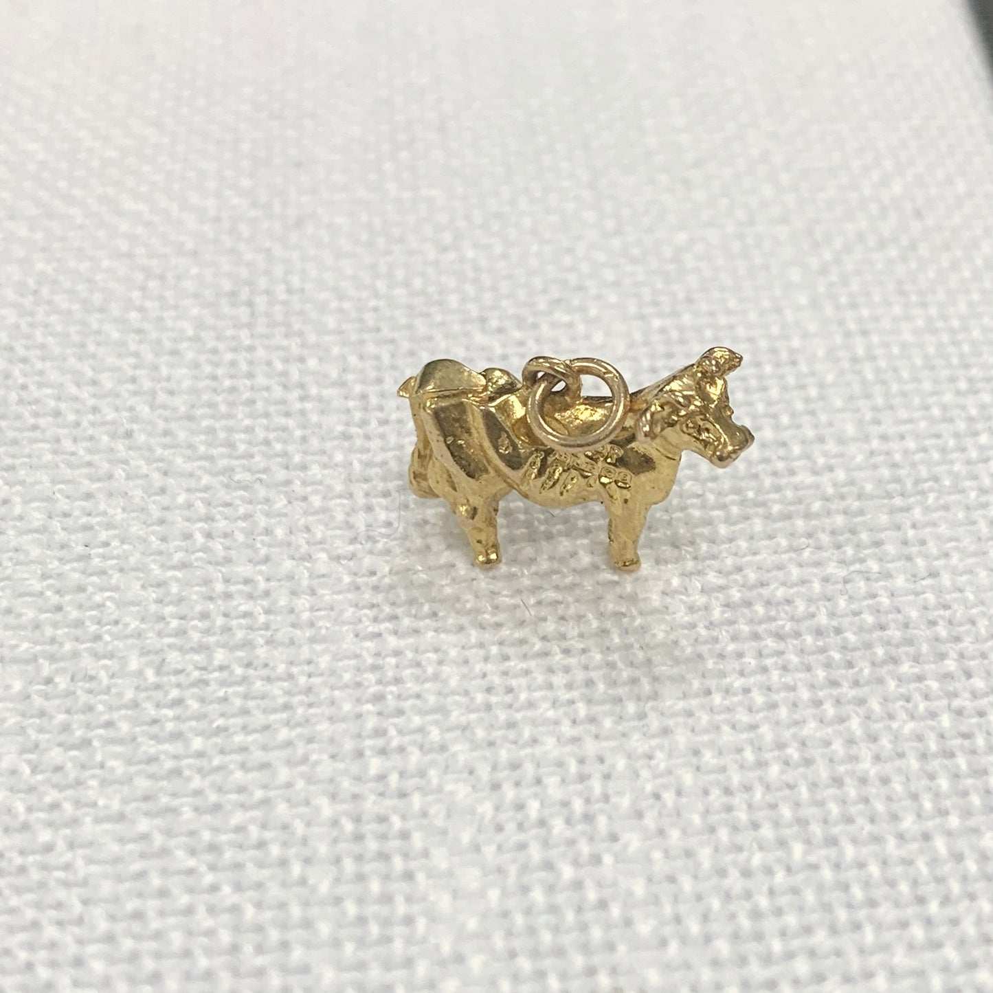 The Golden Cow Charm Pendant