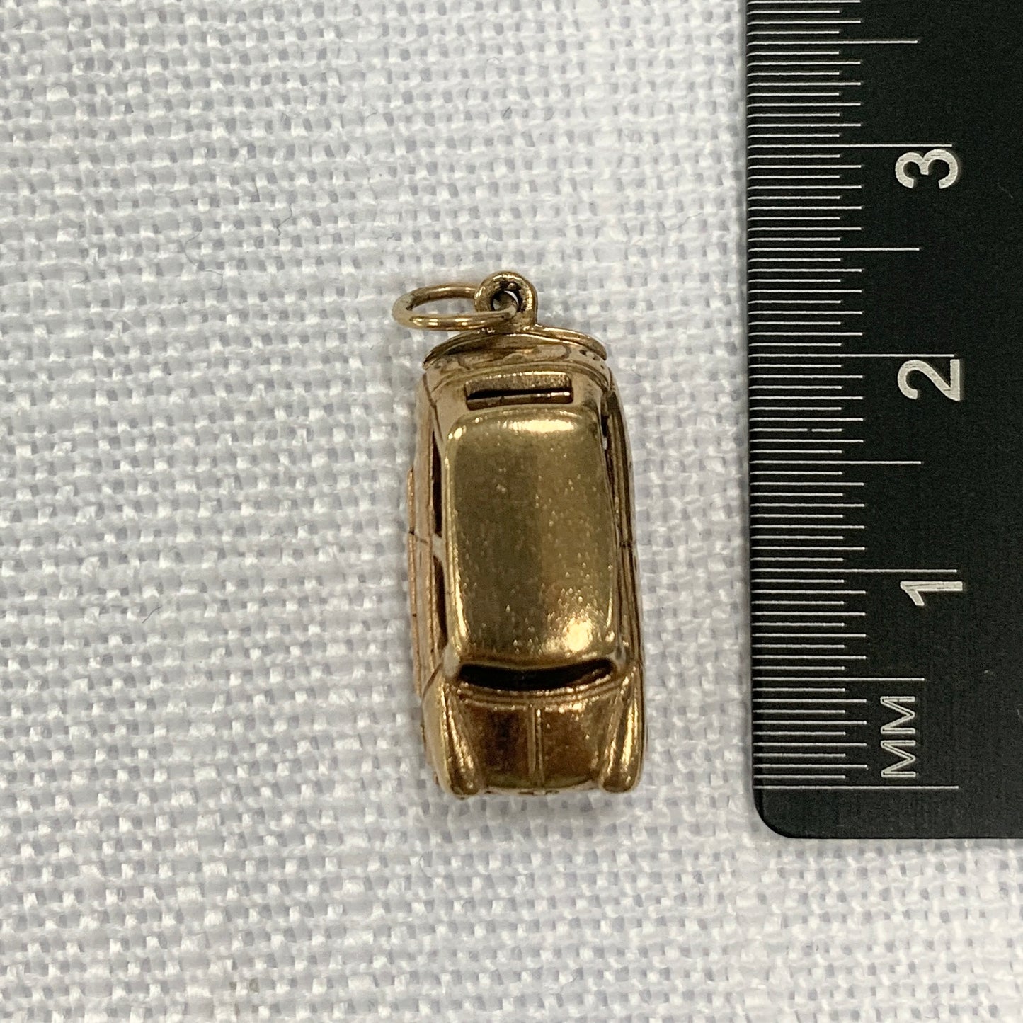 Classic Car Articulated Gold Charm Pendant