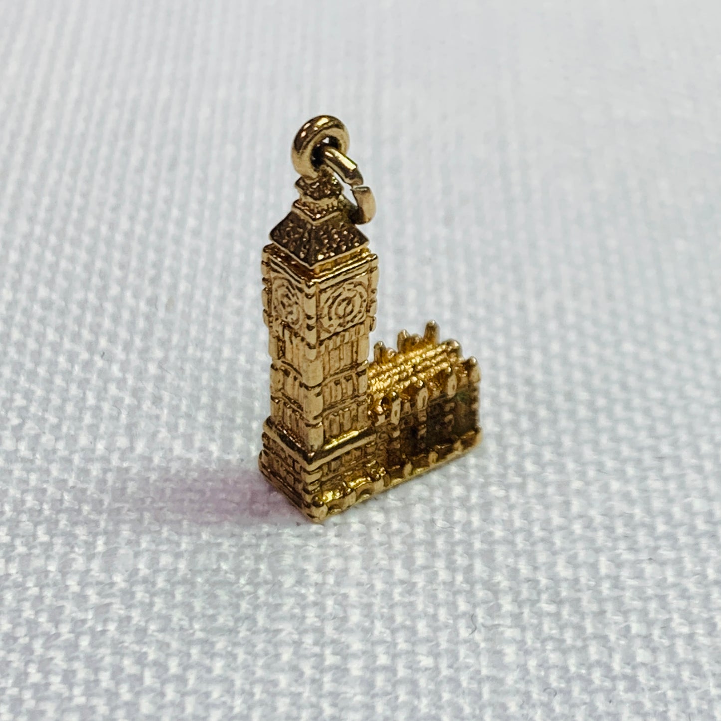 Iconic Big Ben Gold Charm Pendant