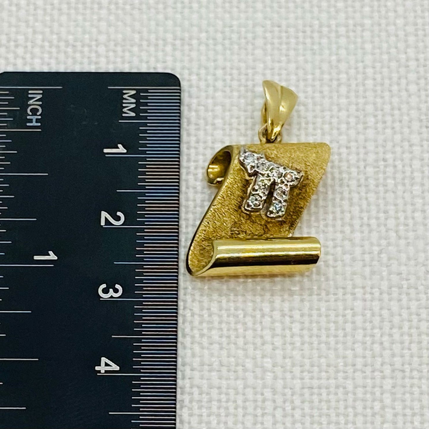 Jewish “Chai” Diamond Pendant