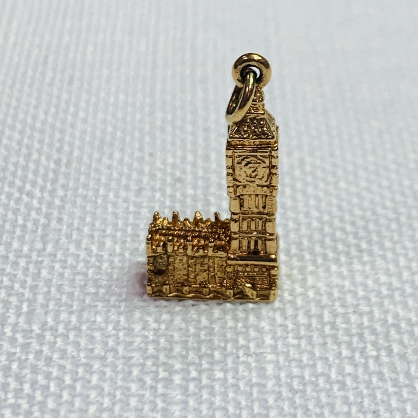 Iconic Big Ben Gold Charm Pendant