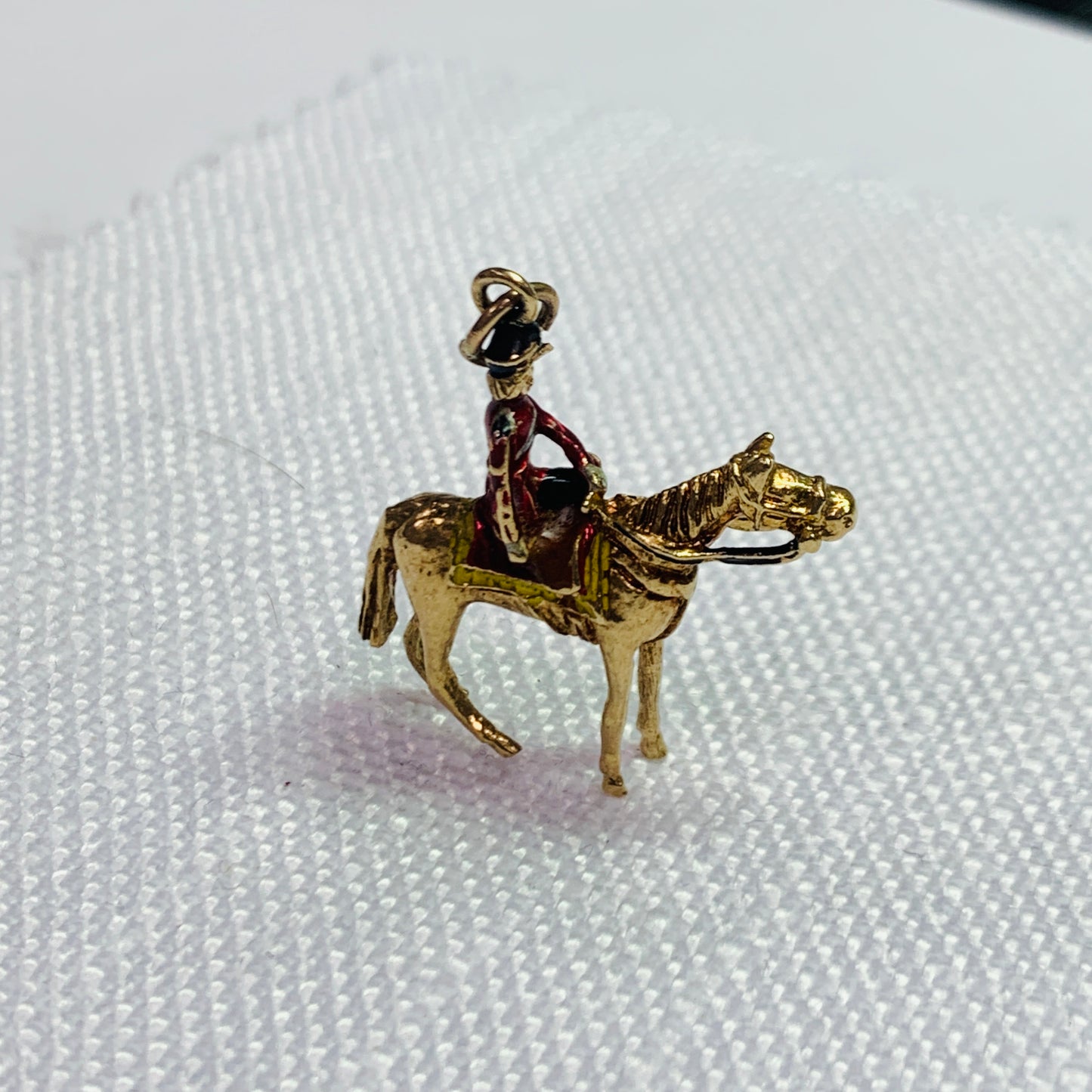 Royal Guardsman on Horse Charm Pendant