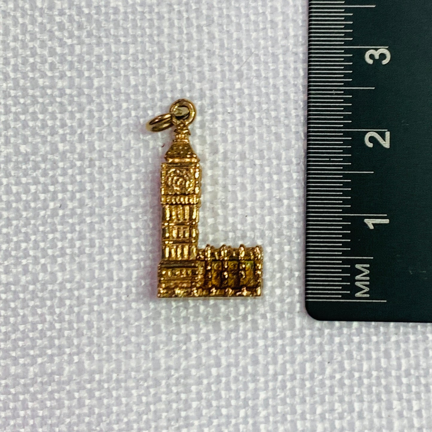 Iconic Big Ben Gold Charm Pendant