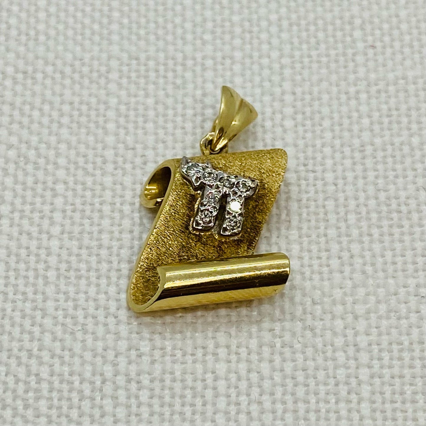 Jewish “Chai” Diamond Pendant