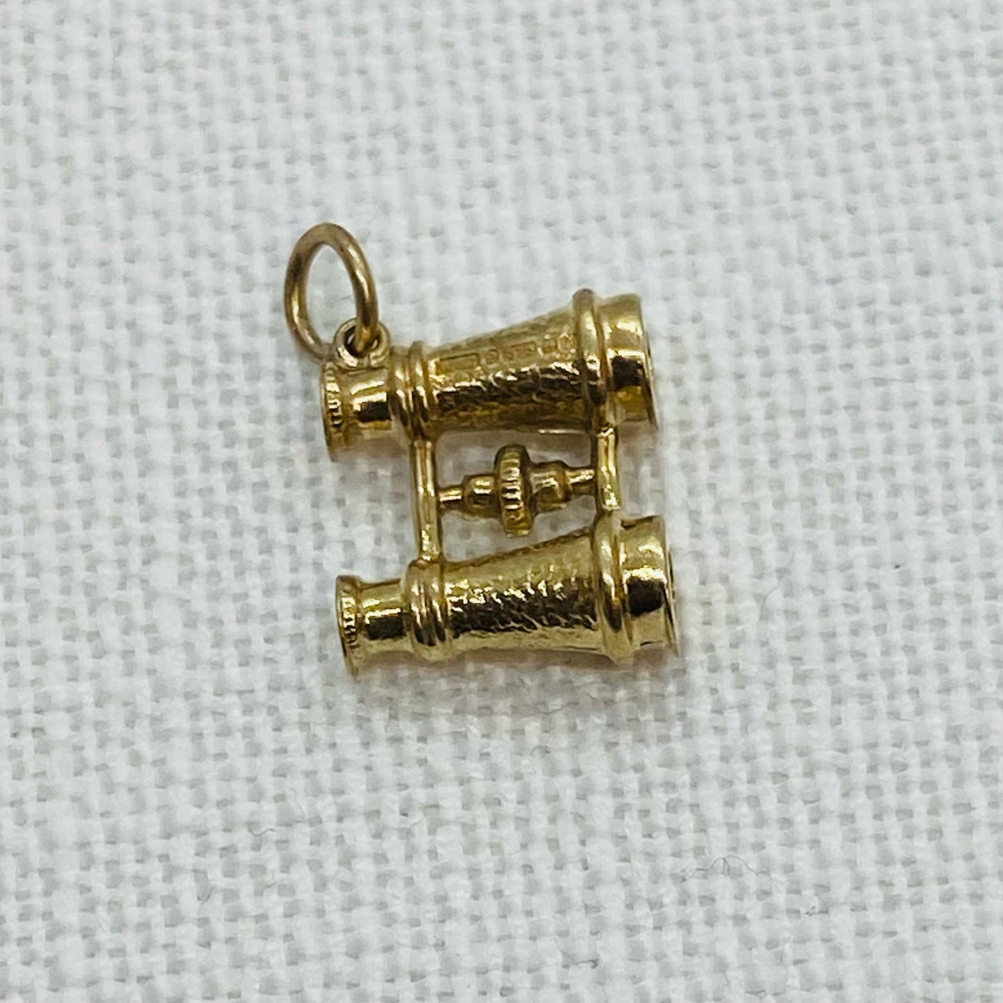 Theatre or Nature Vintage Binoculars Gold Charm