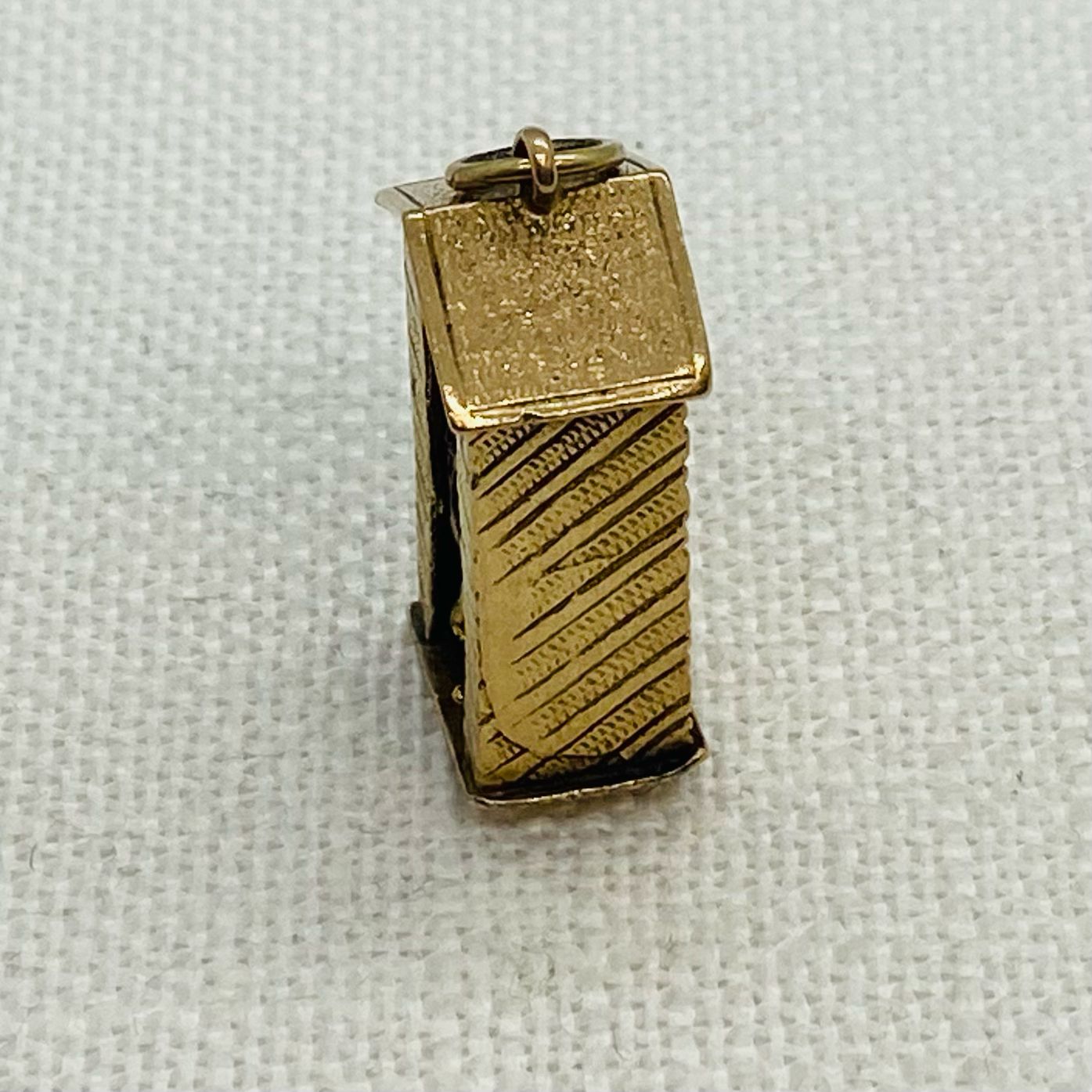 The Queens Royal Guard of Buckingham Palace Vintage Gold Charm or Pendant