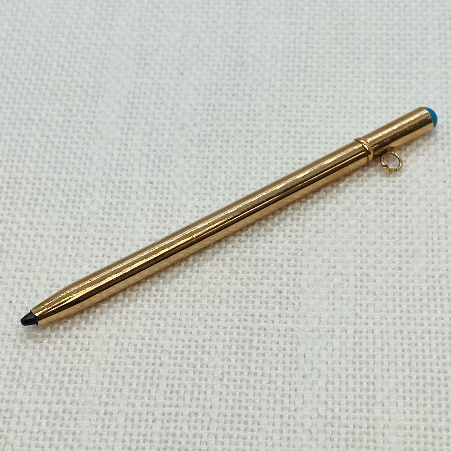 Gold Pencil with Lead Vintage Charm Pendant