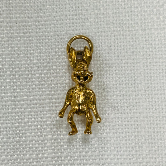 Bunny Rabbit with Floppy Ears Charm Pendant