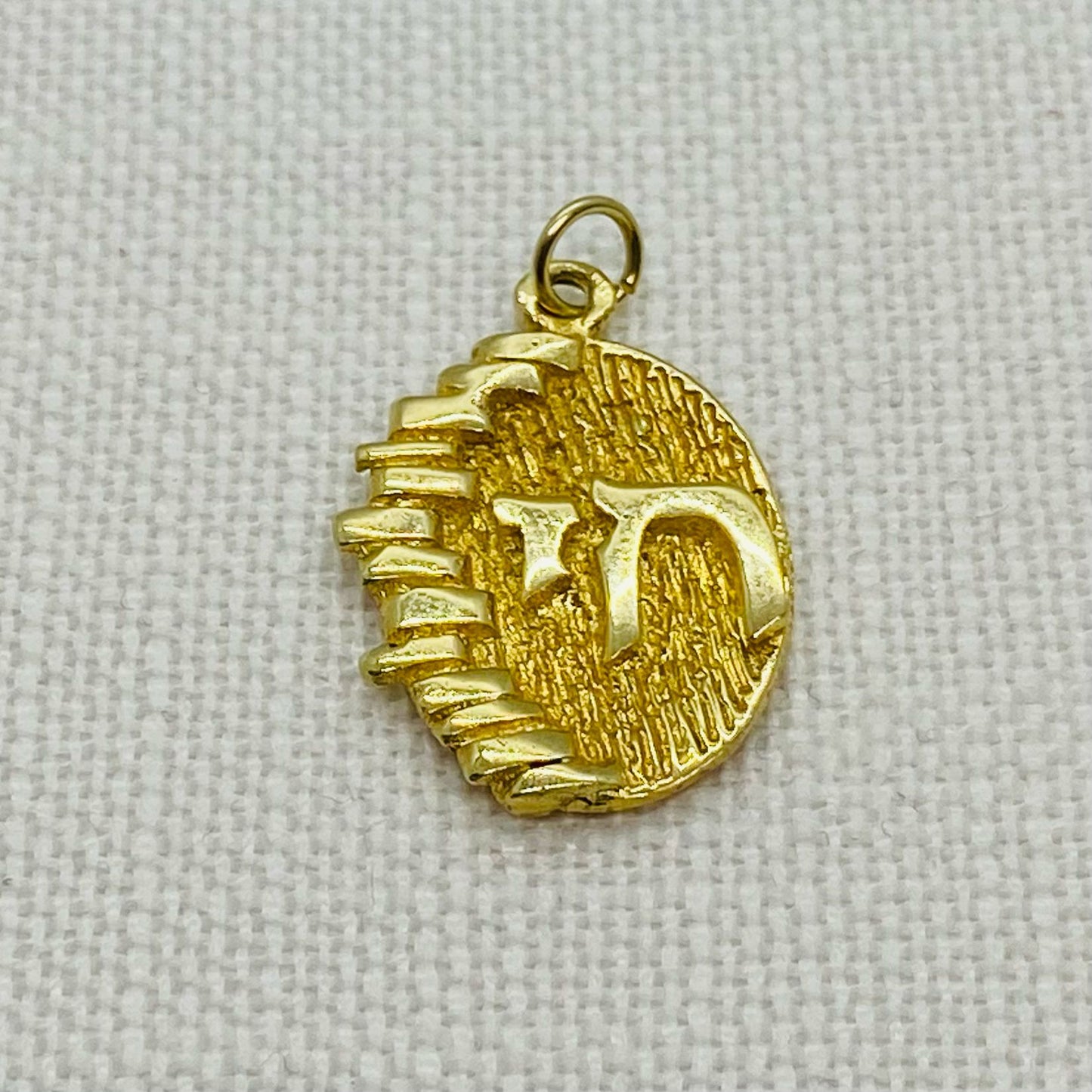 Jewish “Chai” Gold Pendant