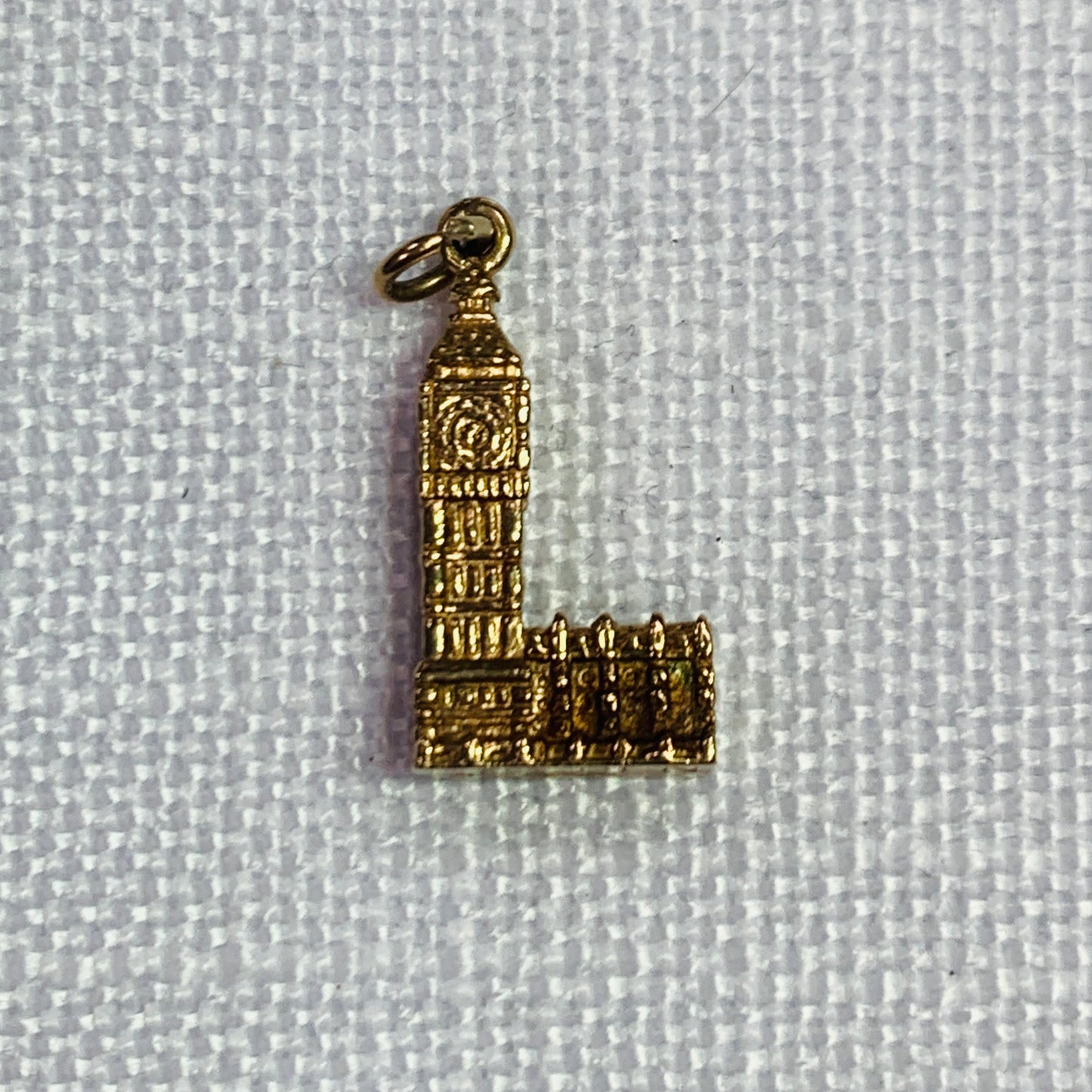 Iconic Big Ben Gold Charm Pendant