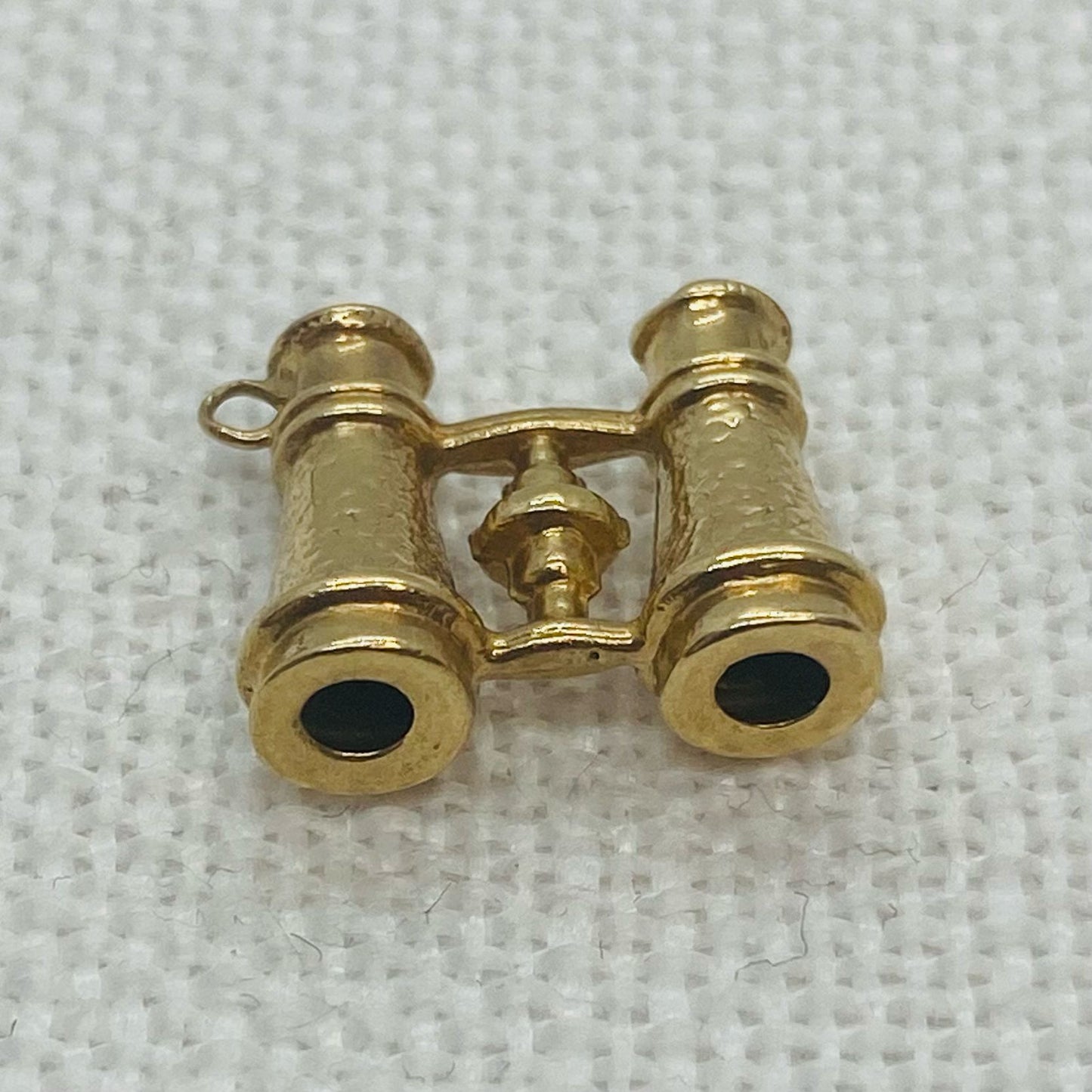 Theatre or Nature Small Binoculars Vintage Gold Charm