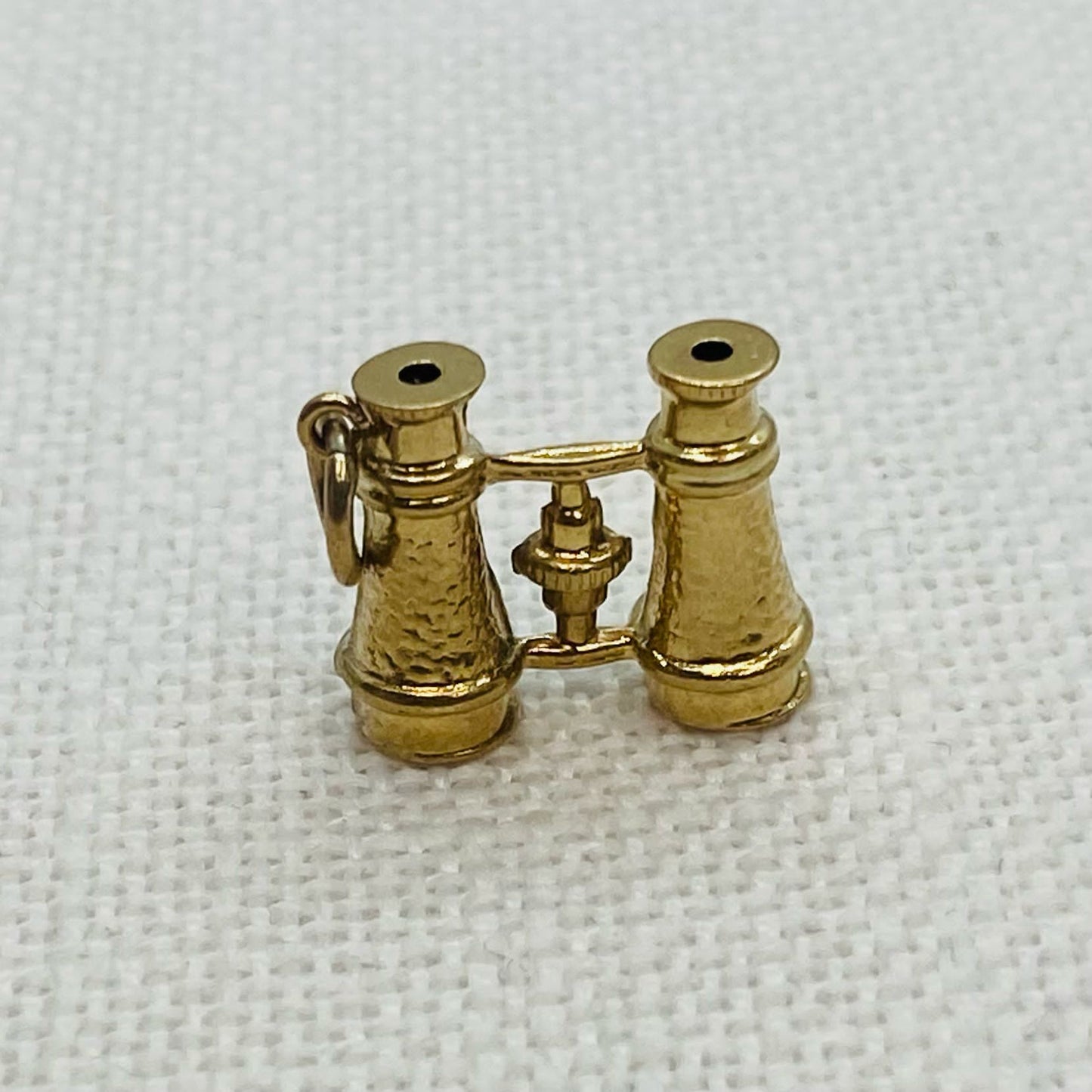 Theatre or Nature Vintage Binoculars Gold Charm