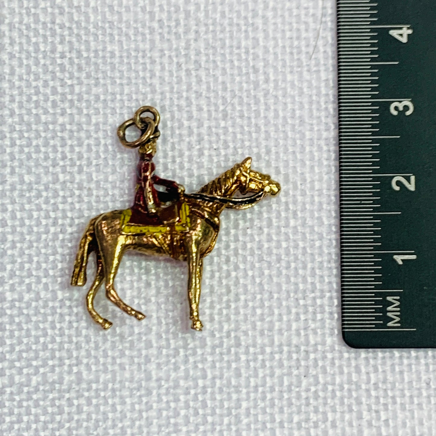 Royal Guardsman on Horse Charm Pendant