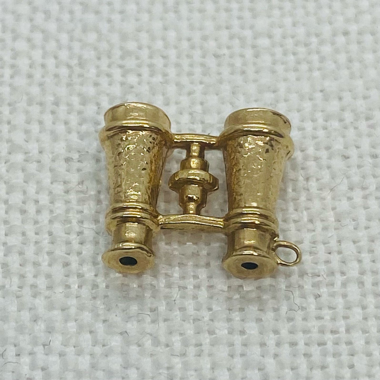 Theatre or Nature Small Binoculars Vintage Gold Charm