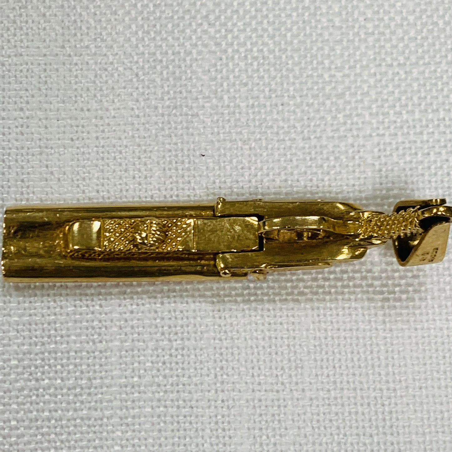 Double Barrel Shotgun Gold Pendant