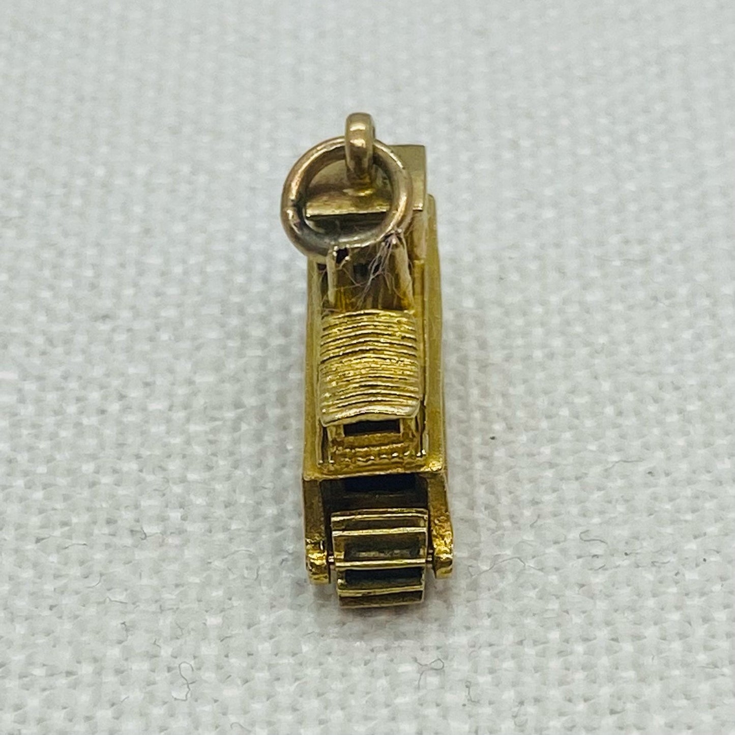 Steamboat Vintage Gold Charm Pendant