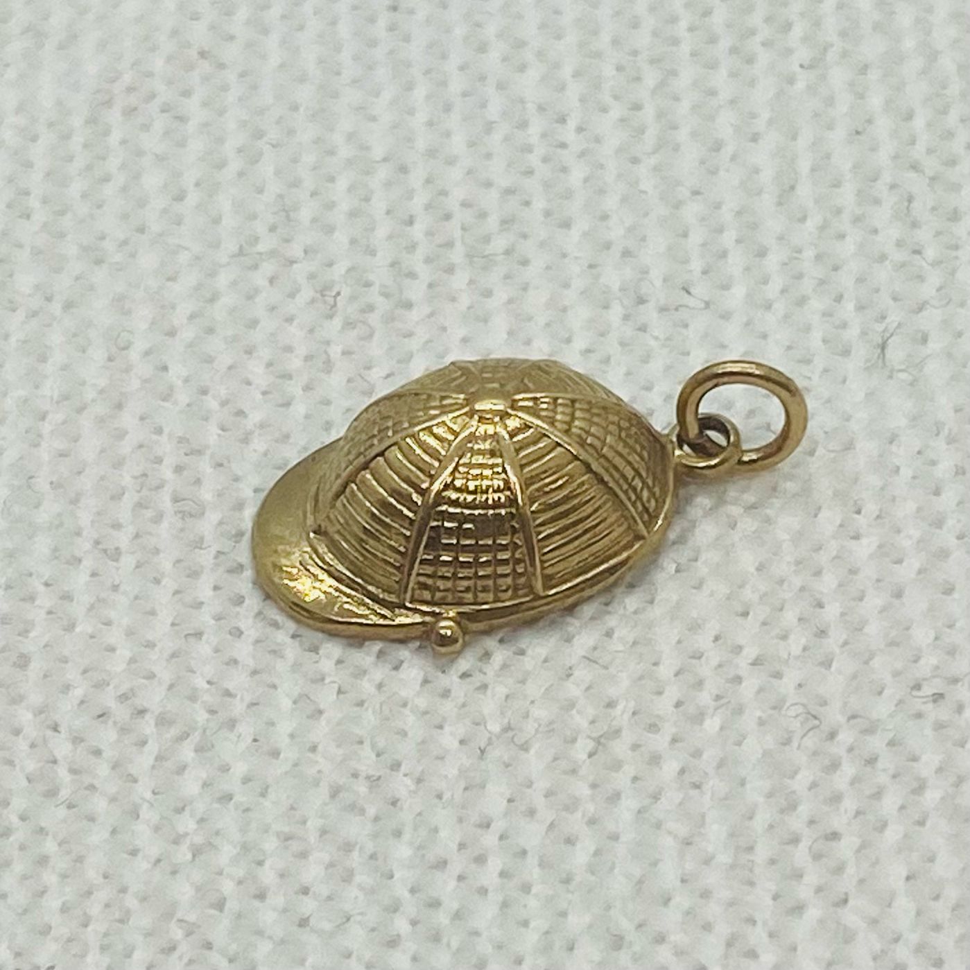 Horse Racing Vintage Gold Hat Baseball Cap Charm