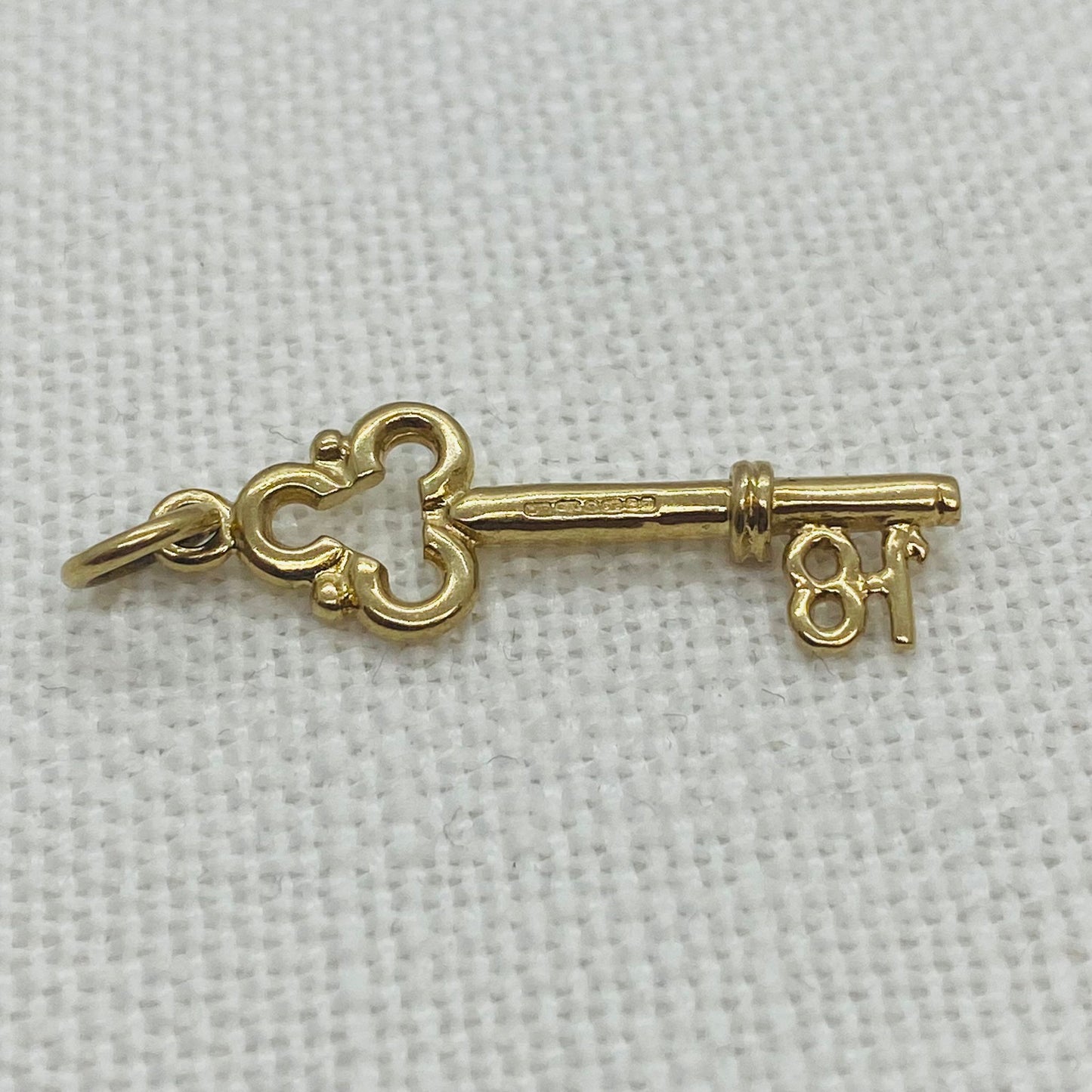 Happy 18th Birthday Decorative Key Charm Pendant