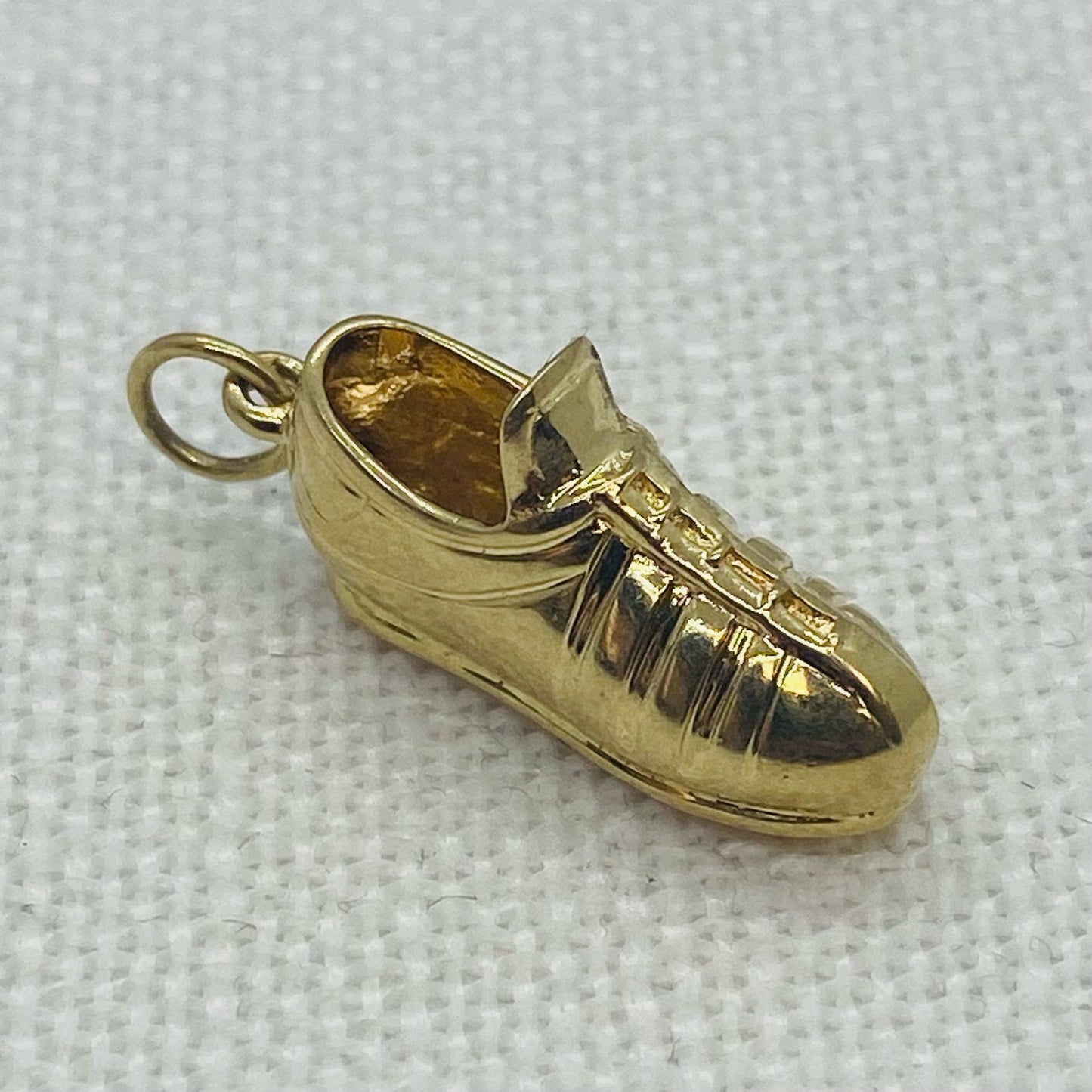 Football Boot Gold Charm Pendant